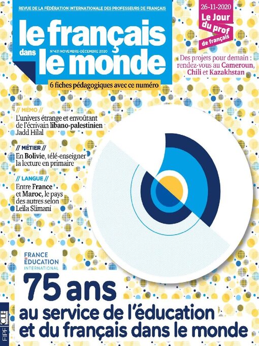 Title details for Le français dans le monde by SEJER - Available